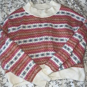 wild fable cropped soft sweater